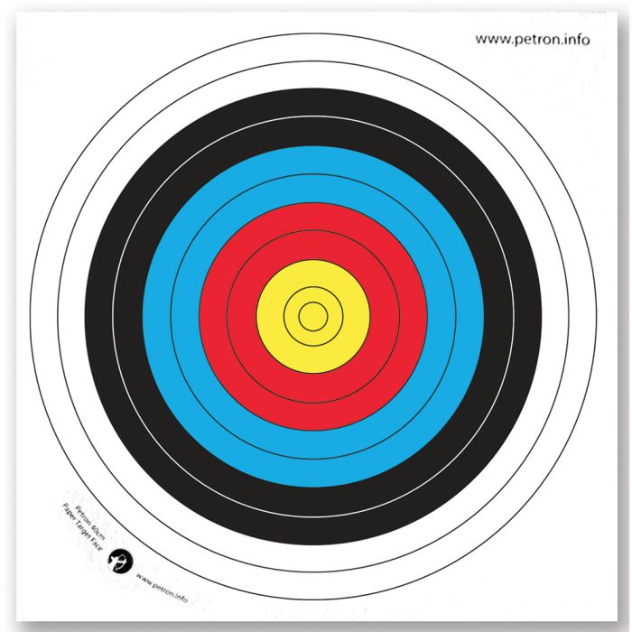 Paper Archery Target Face 800mm